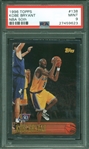 1996 Topps Kobe Bryant NBA 50th Anniversary #138 Rookie Card RC :: PSA Graded MINT 9