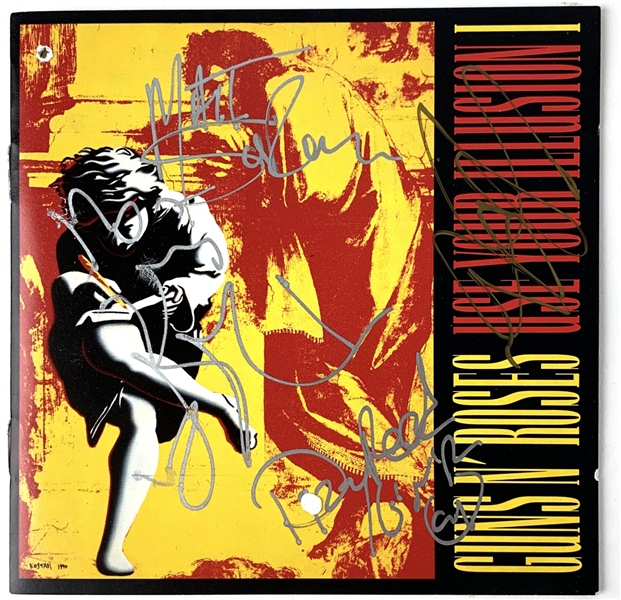 Guns N Roses Signed "Use Your Illusions I" Band Signed CD (4 Sigs)(Beckett/BAS Guaranteed)