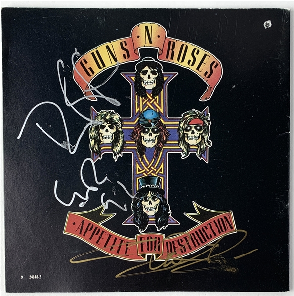 Guns N Roses: Slash & uff McKagen Signed "Appetite for Destruction" CD (Beckett/BAS Guaranteed)