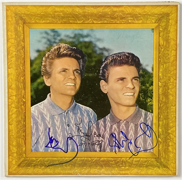 The Everly Brothers In-Person Dual-Signed “A Date With the Everly Brothers” Album Record (2 Sigs) (John Brennan Collection) (BAS Guaranteed)