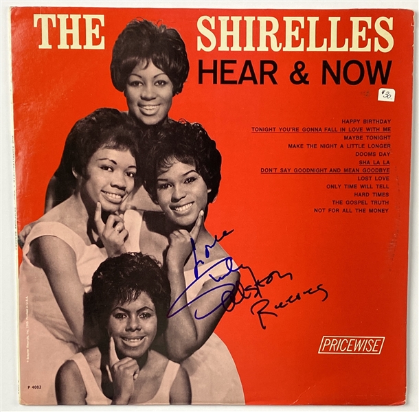 The Shirelles: Shirley Alston Reeves In-Person Signed “The Shirelles Hear & Now” Album Record (John Brennan Collection) (BAS Guaranteed)