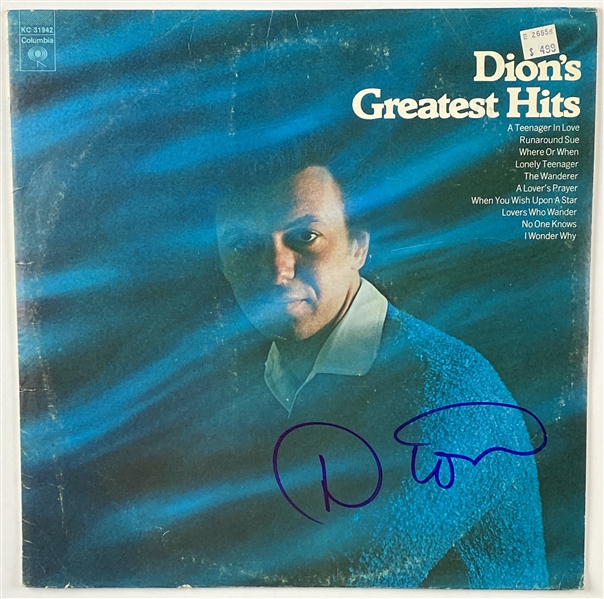 Dion In-Person Signed “Dion’s Greatest Hits” Album Record (John Brennan Collection) (BAS Guaranteed)