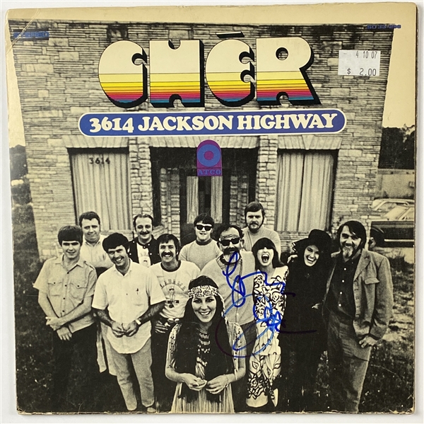 Cher In-Person Signed “3614 Jackson Highway” Album Record (John Brennan Collection) (BAS Guaranteed)