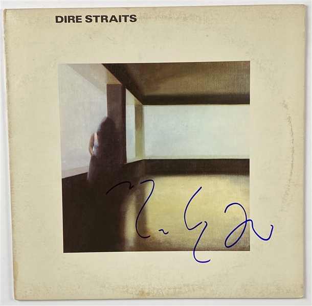 Dire Straits: Mark Knopfler In-Person Signed Self-Titled Album Record (John Brennan Collection) (BAS Guaranteed)