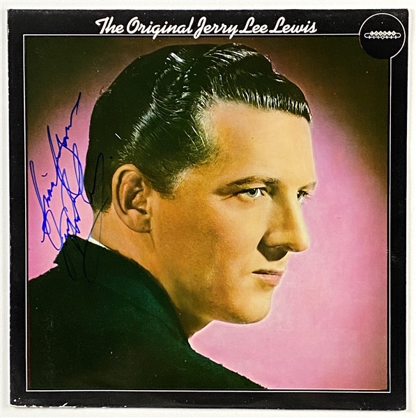 Jerry Lee Lewis In-Person Signed “The Original Jerry Lee Lewis” Album Record (John Brennan Collection) (BAS Guaranteed)