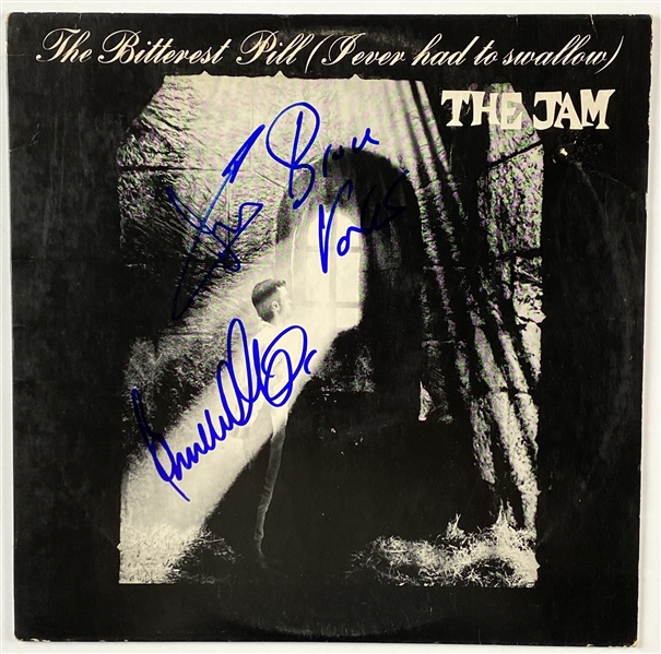 The Jam In-Person Group Signed “The Bitterest Pill (I Ever Had to Swallow)” 12” Single Record (3 Sigs) (John Brennan Collection) (BAS Guaranteed)