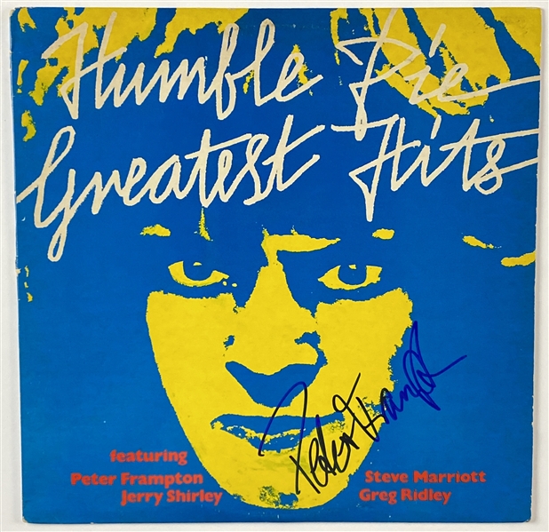 Humble Pie: Peter Frampton In-Person Signed “Humble Pie Greatest Hits” Album Record (John Brennan Collection) (BAS Guaranteed)