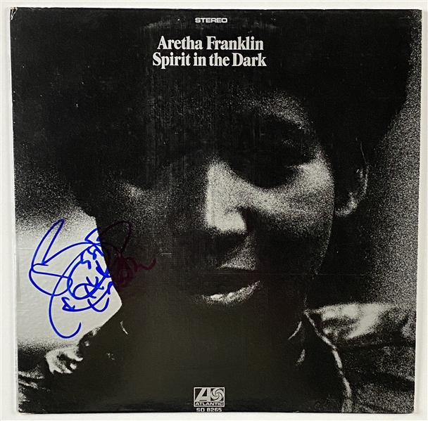 Aretha Franklin In-Person Signed “Spirit in the Dark” Album Record (John Brennan Collection) (BAS Guaranteed)