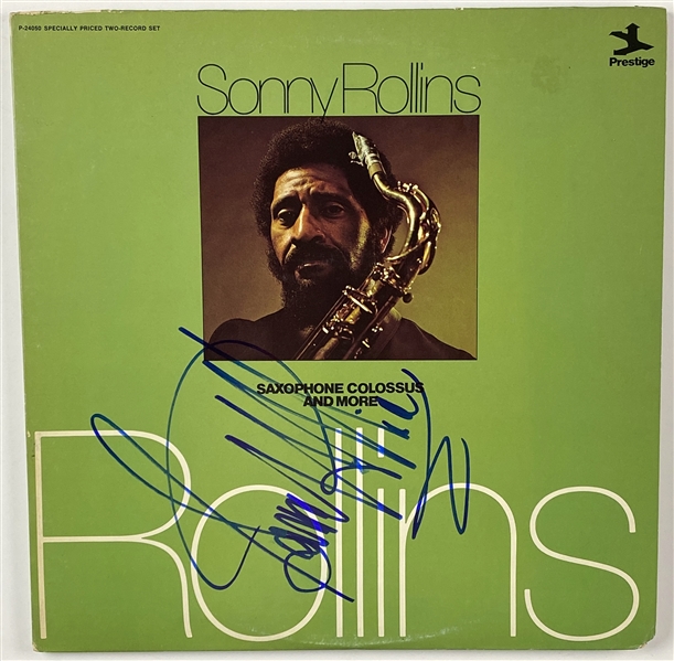 Sonny Rollins In-Person Signed “Saxophone Colossus and More” Album Record (John Brennan Collection) (BAS Guaranteed)