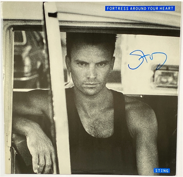 Sting In-Person Signed “Fortress Around Your Heart” 12” Single Record (John Brennan Collection) (BAS Guaranteed)