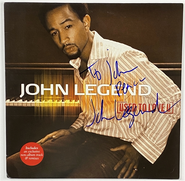 John Legend In-Person Signed “Used to Love You” 12” Single Record (John Brennan Collection) (BAS Guaranteed)