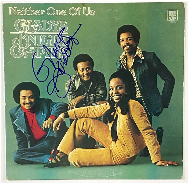 Gladys Knight In-Person Signed “Neither One of Us” Album Record (John Brennan Collection) (BAS Guaranteed)