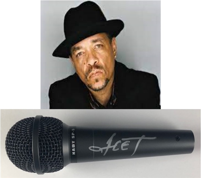 Ice-T Signed Microphone (JSA)