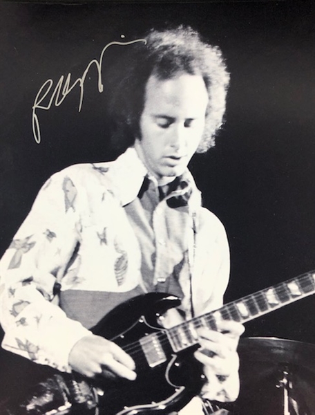The Doors Guitarist Robert Krieger Signed 11" x 14" B&W Photograph (Beckett/BAS Guaranteed)