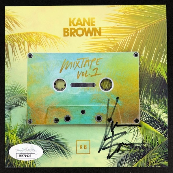 Kane Brown Signed CD Cover (JSA)