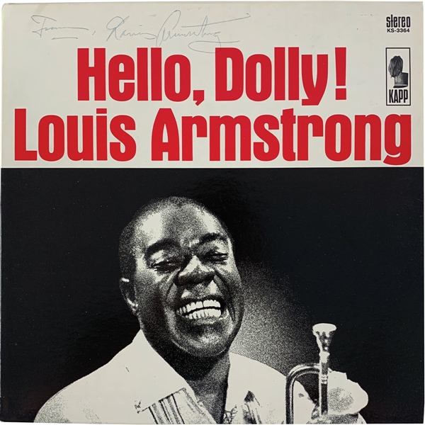 Louis Armstrong Signed "Hello, Dolly" Record Album (Beckett/BAS LOA)