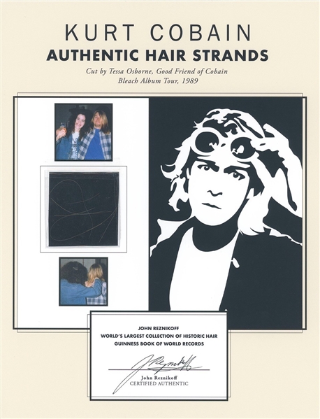 Nirvana: Kurt Cobain Hair Presentation (John Reznikoff/University Archives Provenance)