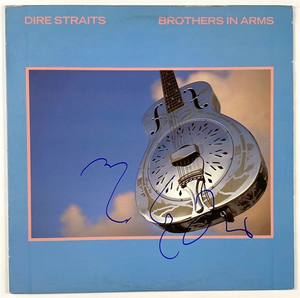 Dire Straits: Mark Knopfler In-Person Signed “Brothers in Arms” Album Record (John Brennan Collection) (Beckett/BAS Guaranteed) 
