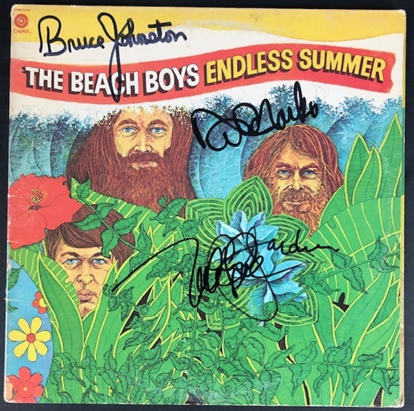 The Beach Boys "Endless Summer" Signed by Bruce Johnston,  Mike Love, David Marks, and Al Jardine (Beckett/BAS Guaranteed)