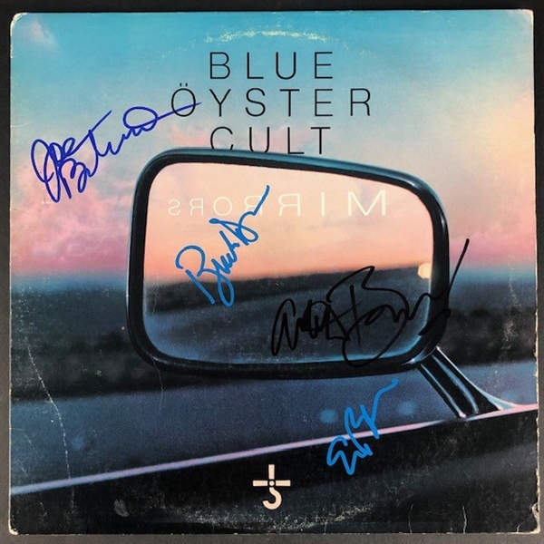 Blue Oyster Cult Group Signed "Mirrors" Album (Beckett/BAs Guaranteed)
