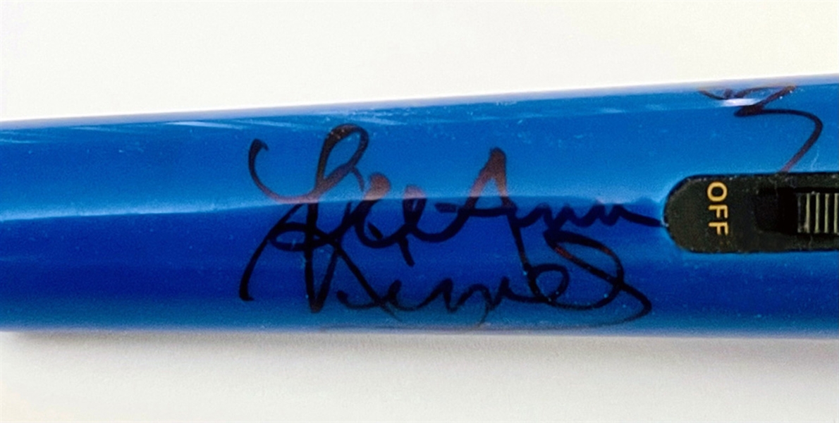 LeAnn Rimes signed blue microphone IN-PERSON in Los Angeles  (Beckett/BAS Guaranteed)