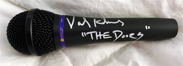 Val Kilmer Signed Microphone with "The DOORS" Inscription! (Beckett/BAS Guaranteed)