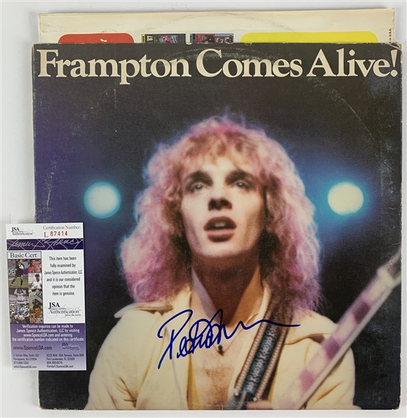 Peter Frampton Signed "Frampton Comes Alive" Record Album (JSA COA)