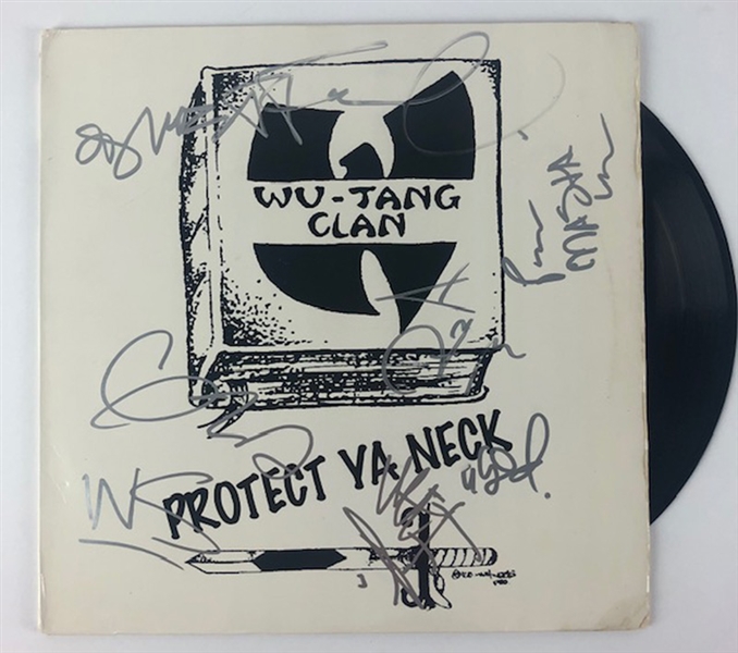Wu-Tang Clan Group Signed "Protect ya Neck" Album (Beckett/BAS Guaranteed)