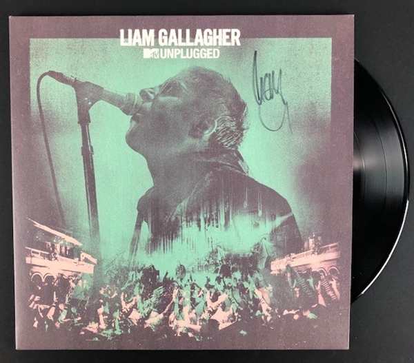 Liam Gallagher signed "MTV Unplugged" Album, includes exclusive Poster (Beckett/BAS Guaranteed)