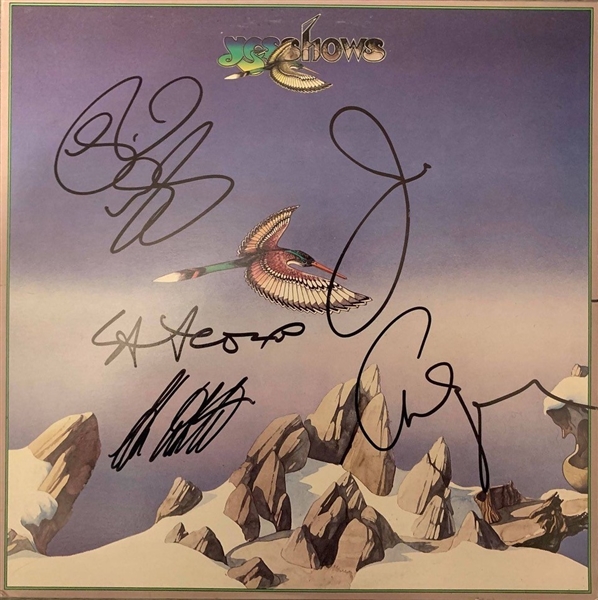 Yes Fully Group Signed “Yesshows” Album Record (5 Sigs) (Beckett/BAS Guaranteed)