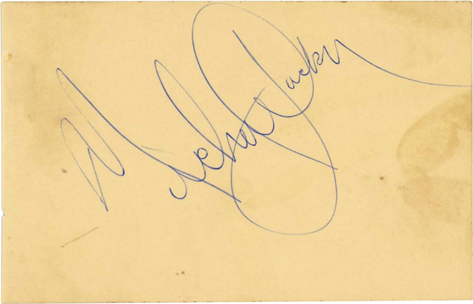 Michael Jackson Vintage 1977 Autograph (Beckett/BAS Guaranteed) (Tracks COA)