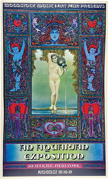 Woodstock "An Aquarian Exposition" Original Poster (1969) 