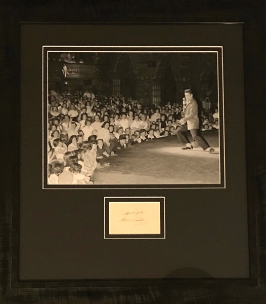 Elvis Presley Signature Framed Display (Roger Epperson/REAL LOA) 