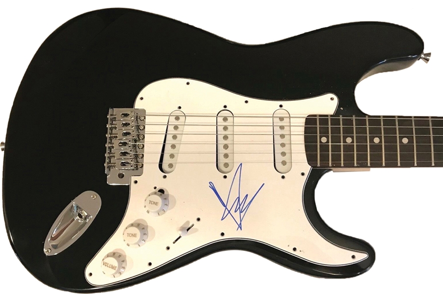 Soundgarden: Chris Cornell Signed Black Stratocaster-Style Guitar (Beckett/BAS Guaranteed)