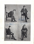 Beatles: Lennon, McCartney & Starr Signed “Beatles Show” 1962 Program (3 Sigs) (Frank Caiazzo LOA) (Perry Cox LOA) (Beckett/BAS LOA) 