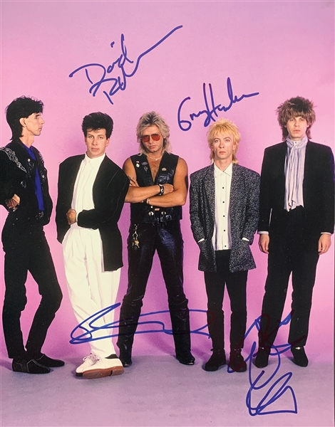 The Cars In-Person Group Signed 11" x 14" Color Photo (Beckett/BAS Guaranteed)