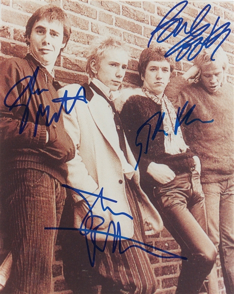 Sex Pistols In-Person Group Signed 8” x 10” Photograph (4 Sigs) (John Brennan Collection) (Beckett/BAS Guaranteed) 
