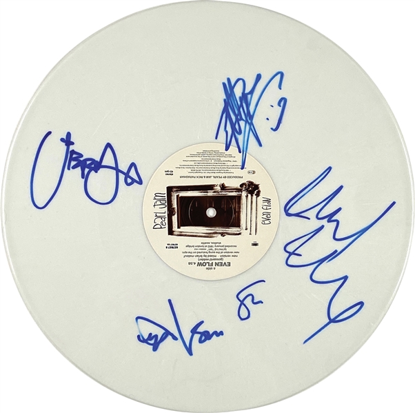 Pearl Jam In-Person Group Signed “Even Flow” 12” Single Vinyl Record (5 Sigs) (John Brennan Collection) (JSA Authentication)