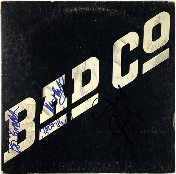 Bad Company In-Person Group Signed “Bad Co.” Album Record (4 Sigs) (John Brennan Collection) (JSA LOA) 