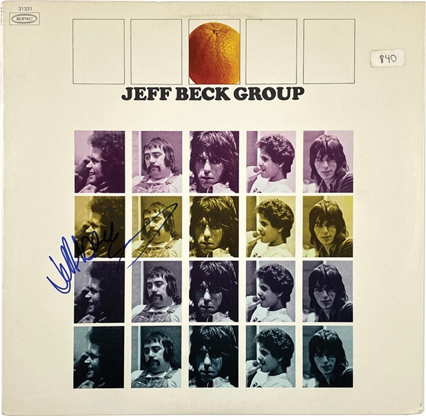 Jeff Beck In-Person Signed “Jeff Beck Group” Album Record (John Brennan Collection) (Beckett/BAS Guaranteed) 
