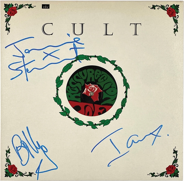 The Cult In-Person Group Signed “Ressurection Joe” 12” Single Record (3 Sigs) (John Brennan Collection) (Beckett/BAS Guaranteed) 