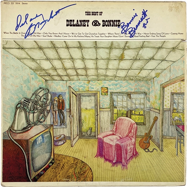 Delaney & Bonnie In-Person Group Signed “The Best Of” Album Record (3 Sigs) (John Brennan Collection) (Beckett/BAS Guaranteed) 