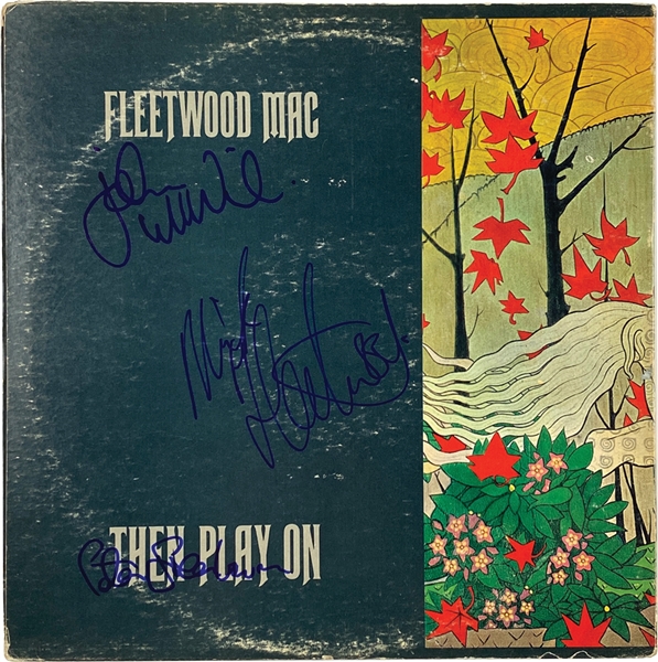 Fleetwood Mac In-Person Group Signed “Then Play On” Album Record (3 Sigs) (John Brennan Collection) (Beckett/BAS Guaranteed) 