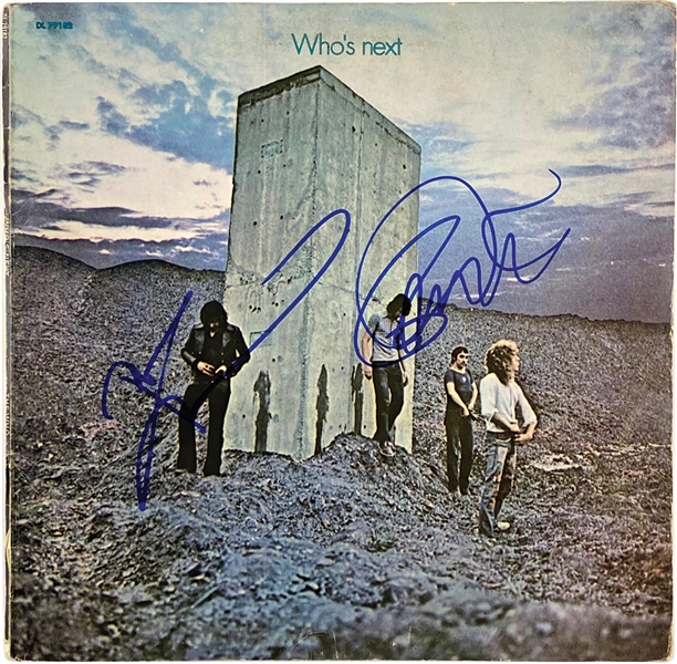 The Who: Daltrey & Townshend In-Person Dual-Signed “Who’s Next” Album Record (2 Sigs) (John Brennan Collection) (Beckett/BAS Guaranteed) 