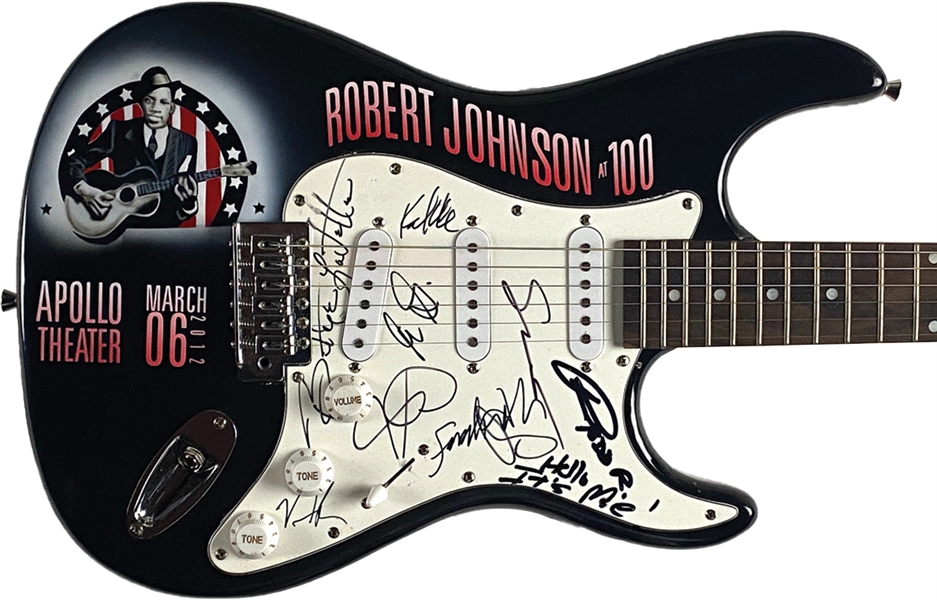 Robert Johnson 100th at The Apollo Multi-Signed Stratocaster-Style Guitar (Beckett/BAS Guaranteed) 