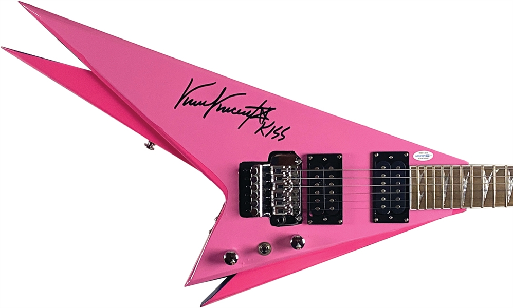 KISS: Signed Vinnie Vincent-Style Guitar (ACOA Authentication) 