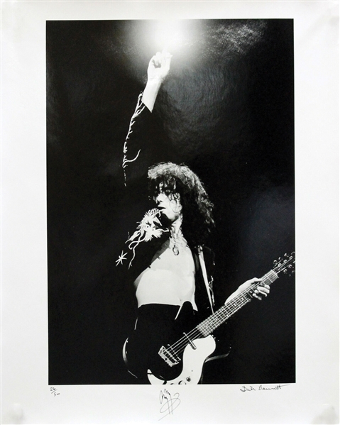 Jimmy Page Signed Ltd. Ed. 16" x 20" Silver Gelatin Fine Art Print (BAS/Beckett)