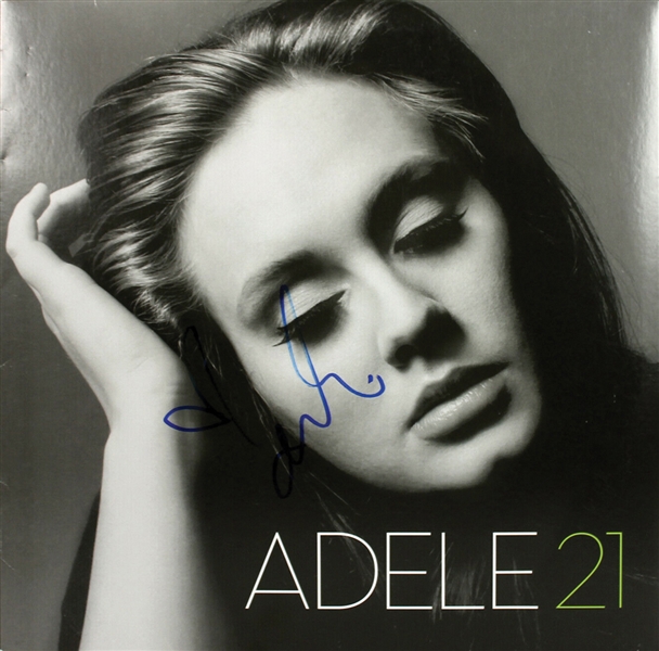Adele Desirable Signed "21" Record Album (Beckett/BAS)