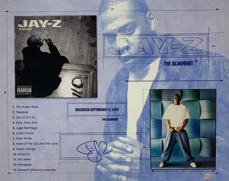Jay-Z Impressive Signed 16" x 20" Color Photograph (Steiner)