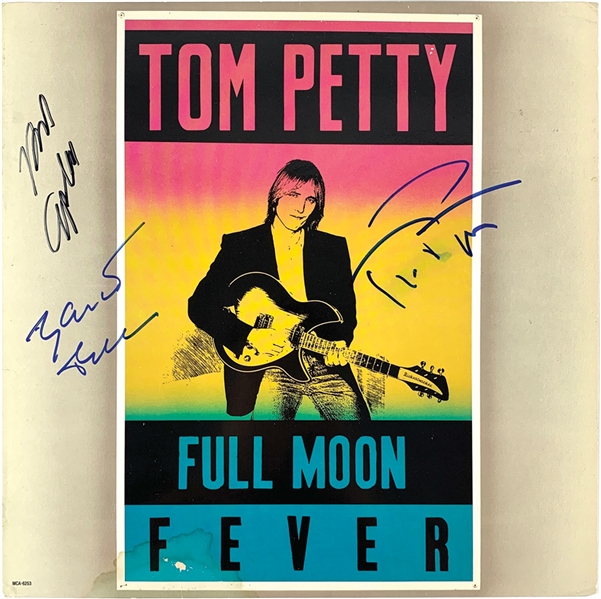 Tom Petty & The Heartbreakers Signed "Full Moon Fever" (3 Sigs)(Beckett/BAS Guaranteed)